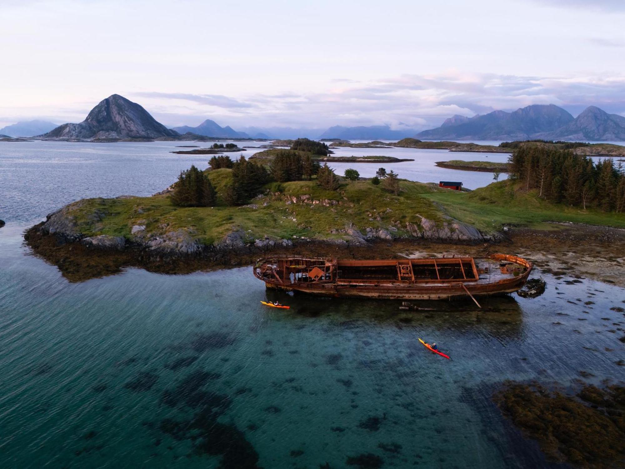 Hotel Gulbrakka Basecamp Glomfjord Exterior foto